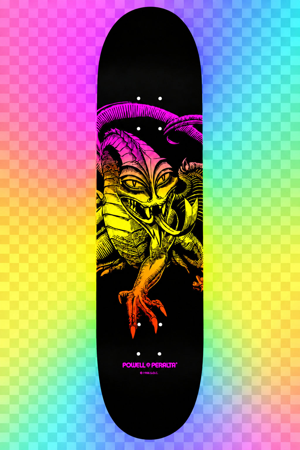 Powell Caballero Black & Neon Deck 8.25